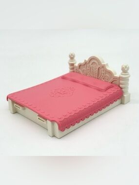 GUC Playmobil Royal / Princess Bed /Dollhouse Furniture 1998 VINTAGE INCOMPLETE